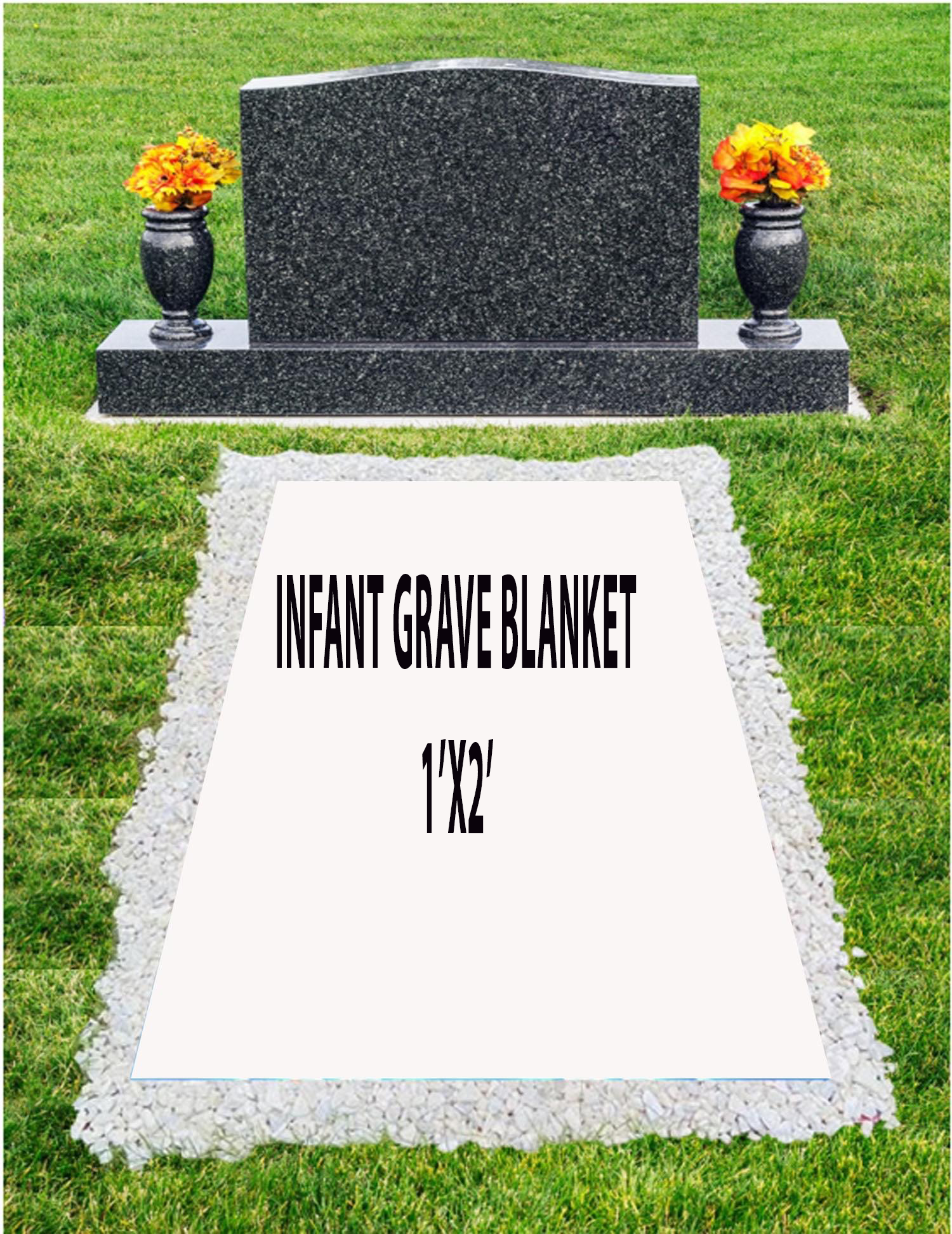 Memorial Grave Blanket - Custom Designed