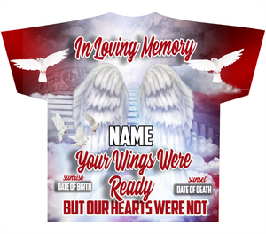 Memorial - In Loving Memory - Red