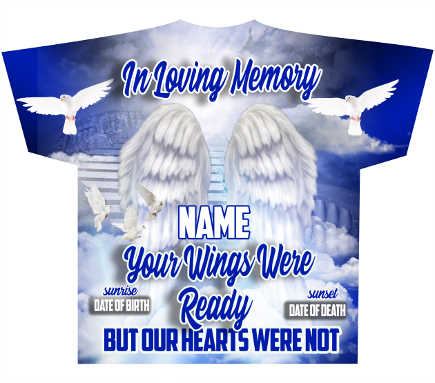 Memorial - In Loving Memory - Blue